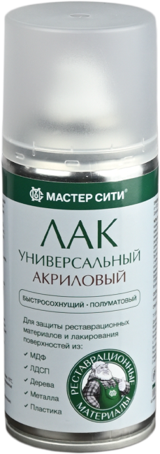 Лак-спрей универсальный акриловый полуматовый